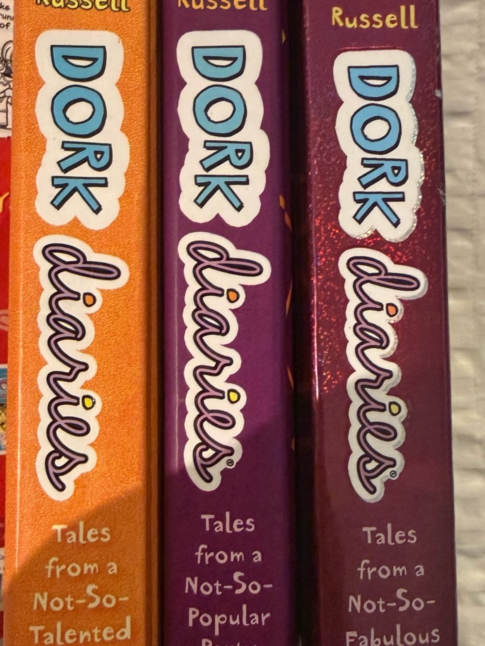 Russell Dork Diaries Kids Book - Purple